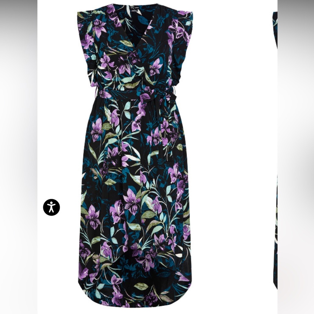 NWT City Chic Nicole Maxi Dress size 16